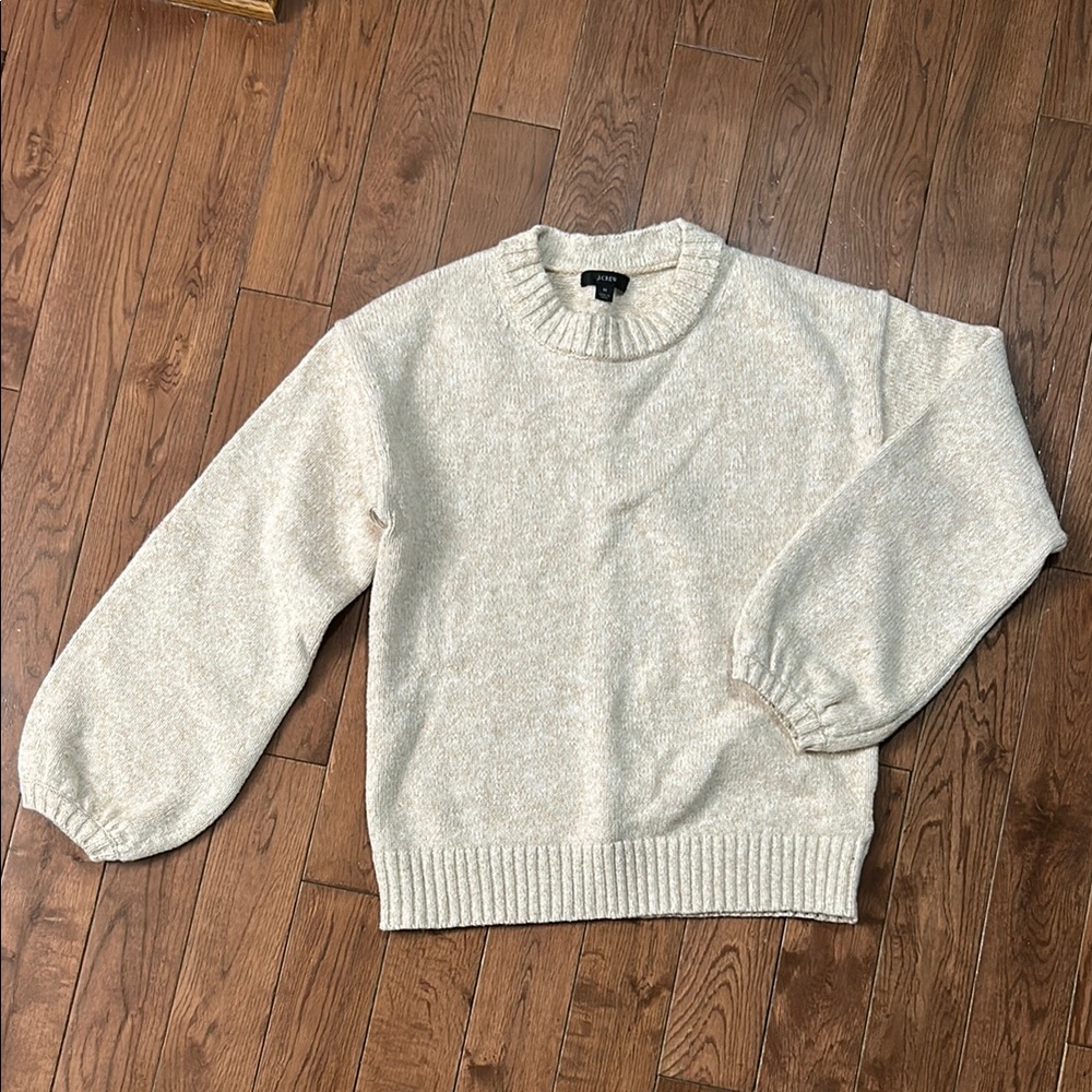 Apricot Marl Sweater J Crew M
